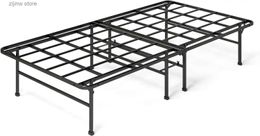 Other Bedding Supplies SmartBase ultra heavy mattress foundation weighing 2200lbs/14 inch metal platform bed frame frameless Sp Y240320