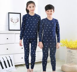 New Teens Clothes Kids Clothing Set Big Boy Girl Pyjamas Sets Girls Boys Cotton Sleepwear Full Sleeve Pyjamas Kids Home Clothes Y23534818