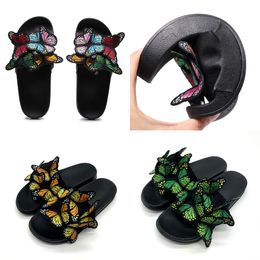 Hot-selling Designer Slippers Women's Summer Heel Sandals Slippers Printed waterproof platform slippers Beach Fashion Sports Slippers GAI