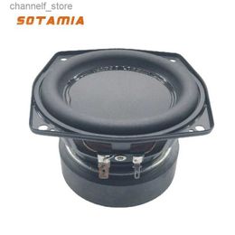 Computer Speakers SOTAMIA 1Pcs 4-inch subwoofer 4 ohm 40W subwoofer rubber high fidelity music home theater bookshelf speakerY240320