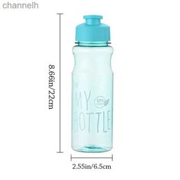 Water Bottles Transparent Water Bottle Portable Sport Bottle for Drinking Kitchen Tools Water Bottles for School Gym Travel Girl and Boy yq240320