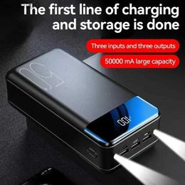 Cell Phone Power Banks Power Bank New Genuine Fast Charging 20000mah/100000mah Power Bank Large Capacity Mobile Power Universal 5v2.1a Fast ChargingC24320