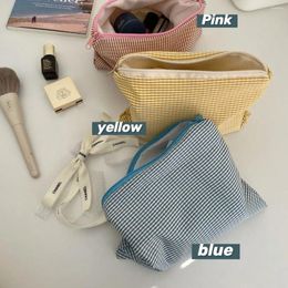 Storage Bags Portable Bag For Outdoor Use Simple And Fresh Forest Style Large Capacity Wash Korean Version Makeup