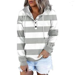 Women's Hoodies Pullover Sweatshirt With Pocket Sleeve Drawstring Tops Long Button Down Cut Up For Women