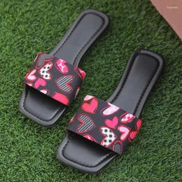 Slippers Summer Luxury Sandals Fashion Women Flat Ladies Shoes Brown Large Designer 2024 Zapatos De Mujer