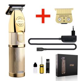 Trimmers Professional Haircut Pop Barbers P700 Oil Head Electric Hair Clippers Golden Carving Scissors Electric Shaver Hair Trimmer