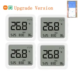 Control Xiaomi Mijia Bluetooth Thermometer 3 Multifunction Smart Electric Digital Hygrometer Temperature Humidity 3 Work with Mijia APP