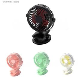 Electric Fans Portable handheld spray fan 3-speed USB charging cooling mini fan clip on the desktop suitable for home office schoolY240320