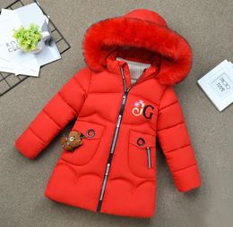 Girls Winter Down Jacket Baby Warm Clothing Thick Coats Windproof Parka Children039s Winter Jackets Kids Letter Winter Outerwea7128212