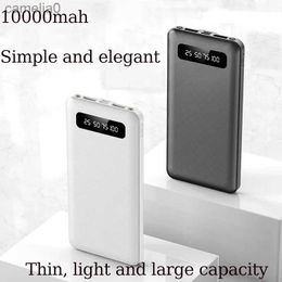 Cell Phone Power Banks New 10W 10Ah large capacity small lightweight power pack portable digital display basic for outdoor useC24320