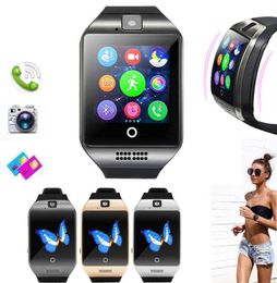 Smart Watch With Camera Q18 Bluetooth Smartwatch support SIM TF Card Fitness Activity Tracker Sport Watch For Android9298866