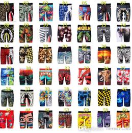 Whole 2022 Designer Mens Boxer Shorts Brand Sports Underpants Tight Breathable Polyester Printed Underwear With Bags4318207