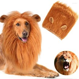 Dog Apparel Wig Cute Pet Hat For Small Large Dogs Cats Costume Lion Mane Puppy Cap Cosplay Dress Up Wigs Accessories