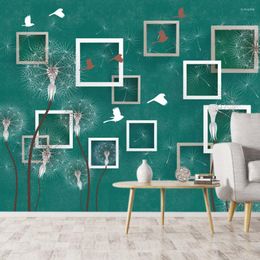 Wallpapers Removable Peel And Stick Wallpaper Accept Geometry Landscape Bird Tree TV Background Contact Wall Design Papers Home Decor Panel