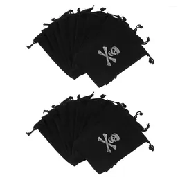 Gift Wrap Pirate Drawstring Bag Creative Candy Bags Jewellery Halloween Polyester Gold Coin Pouch Portable Child Storage