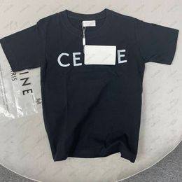 Çocuk T-Shirts Tasarımcı Erkek Kız Giysileri Marka Tshirts Çocuk Lüks Yaz Gömlek Tasarımcısı Çocuk Tişörtleri Cel Bebek Giyim Çocukları Pamuk Tees CXD2403201-6