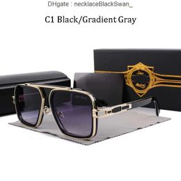 DITA vintage sunglasses 18K Gold plated Designer Sunglasses for mens famous fashionable retro luxury brand eyeglass Fashion With original box 76W7