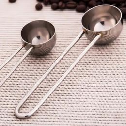 Coffee Scoops Stainless Steel Tea Spice Measuring Spoon Long-handled Stirring Household Kitchen Tools