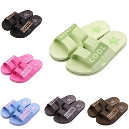 Hausschuhe Sommer Slides Sandalen Sommer Schwarz Rosa Kaffee Grün Blau Coast Badezimmer Damen Rutschfeste Slipper Sandale