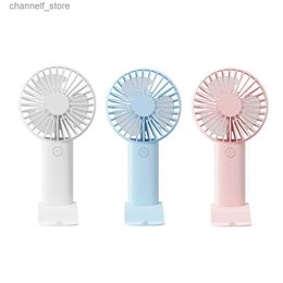 Electric Fans Mini portable fan handheld USB charging fan 3-speed adjustable air coolerY240320