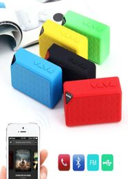 Promotion X3 cube square Bluetooth wireless speaker Radio FM TF USB sound box with Mic enceinte bluetooth portable puissant 20176362093