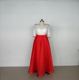 2021 Real pics Floor Length Long Sleeves Dress with Beads Zipper Jewel Chiffon Prom Dresses Custom Made9887167