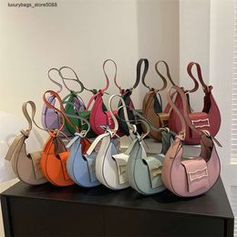 Factory Brand Designer Sells 50% Discount Women's Handbags Online Popular Bag Summer Simple New Handheld Womens Underarm Fashion Shoulder