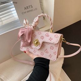 Promotion Brand Designer 50% Discount Women's Handbags Trendy Bag Fashion Pink Shoulder Handheld Square