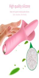 G Tongue Spot Licking Clitoral Vibrator Clit Tickler Toy for Women 10 Pattern Vibrating Vaginal Massage Adult Orgasm Product 211843692