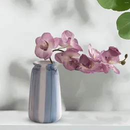 Vases Ceramic Flower Vase Elegant Desktop Ornament For Entryway Living Room Office