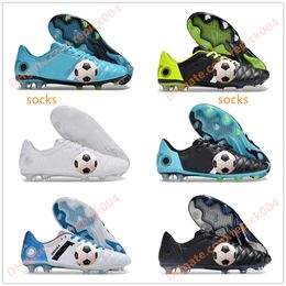 2024 New European Champions Soccer Shoes Mens 11Pro X Pd25 TRX FG FG. Leyenda Performed World Cup Football Shoes Youth GS size 39-45 with SOCKS