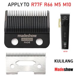 Trimmers Kulilang R77F Professional Hair Clipper Replacement Original Wedge Fade Blades Apply to Kulilang R66 R77F and Madeshow M5(F) M10