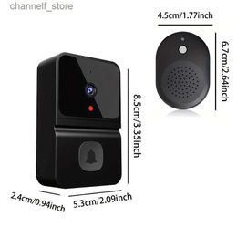 Doorbells Wireless doorbell cover with waterproof button 32 Chimes Loud Sound smart home doorbellY240320