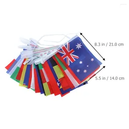 Party Decoration Hoisting Flags Of The World Pendant Sports Club Events Banner Polyester International Decor