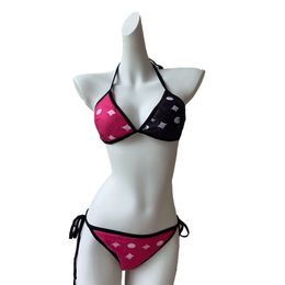 Costumi da bagno sexy a forma di cinturino trasparente Costumi da bagno divisi Costumi da bagno con spalline Donna Cel Designer Set di costumi da bagno a due pezzi Bikini da spiaggia reversibili Biancheria intima di pizzo tulle estivo