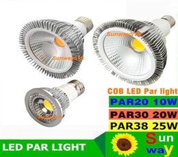 2016 NEW COB Dimmable Led bulb par38 par30 par20 85265V 10W 20W 25W E27 E26 Par light LED Lighting Spot Lamp light downlight6420467