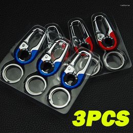 Keychains Men Car Key Chain Fashion Keychain Holder Stainless Steel Ring Styling Auto Accessories Mini Men's Gift