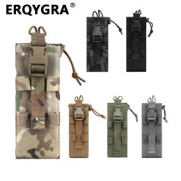 Bags ERQYGRA Camping Tactical PRC 152 Dropdown Radio Pouch Military Accessories Molle System Tool Bag Hunting Gear Outdoor Equipment