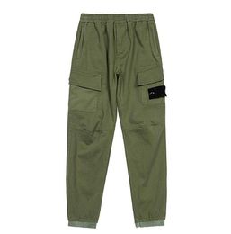 Garment Dyed Cargo Pants Pocket Pants Outdoor Men Tactical Trousers Loose Pencil Patns Size M-XXL