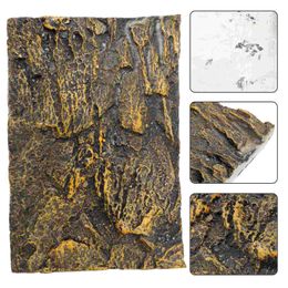 Background Rock Slab 3d Wallpaper Fish Aquarium Backgrounds Reptile Enclosure Pu Decorative Terrarium Bark 240307