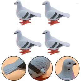 Other Bird Supplies 1/4PCS Clockwork Toys Bouncing Pigeon Simulation Animal Cute Wind Up Jumping