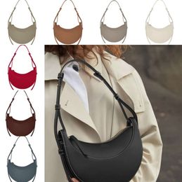 5A Numero Dix Luxurys Shoulder Bag Women Designer Bag Half Moon Tote Crossbody Bag Fashion Paris Handbags Baguette Zip Hobo Purse Smooth Calf Leather Gift75