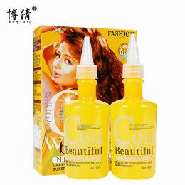 Texturizers BOQIAN Permanent Perming Water Wavy Hair Pear Head Texture Perm Cream Liquid Curly Cold Wave Hair Lotion Not Hurt The Hair 140ML