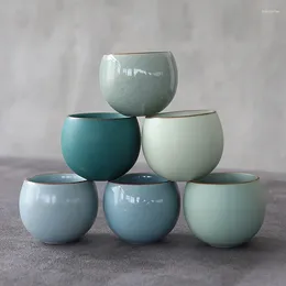 Cups Saucers Ceramic Teacups Porcelain Tea Cup Chinese Drinkware 120ml Custom Eco-Friendly Mate Coffee