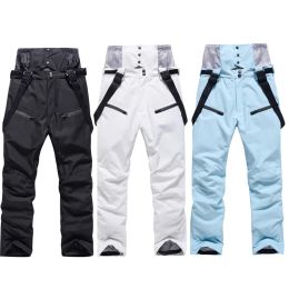 Suits Alpine Ski Pants Men And Women Winter Outdoor Sports Warm Windproof Snowboard Pants Waterproof Color Ski Snow Pants