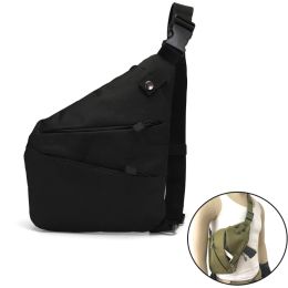 Bags Multifunctional Concealed Carry tactical Gun Bag Military Storage Pistol Chest Bag Men's Antitheft Left Right Shoulder Bag