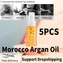 Treatments PURC New Morocco Argan Spray Hair Serum Smoothing Soften Repair Frizz Damaged Hair AntiDandruff Scalp Treatment Oil Hair Care