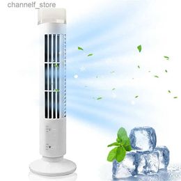 Electric Fans Creative Mini USB vertical brushless air conditioner portable cooler desktop fan for home and office silent cooling tower fanY240320