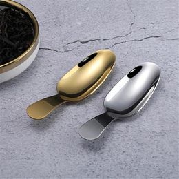 Tea Scoops Home Kitchen Mini Stainless Steel Spice Condiments Easy To Clean Sugar Coffee Spoon Handled Wooden Children's