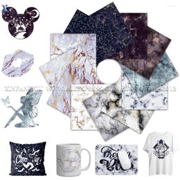 Window Stickers XFX Marble Infusible Transfer Ink Sheet 12x12" Watercolor Sublimation Printed For Heat Press T-shirt Mugs